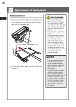 Preview for 56 page of Mizuno MOT-VS600 Operator'S Manual