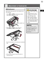 Preview for 57 page of Mizuno MOT-VS600 Operator'S Manual