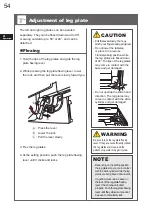 Preview for 58 page of Mizuno MOT-VS600 Operator'S Manual