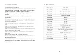 Preview for 4 page of MJ LED LIGHTNING MJ-1034A User Manual