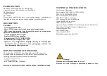 Preview for 3 page of MJ LED LIGHTNING MJ-2020 3W25DRGBW User Manual