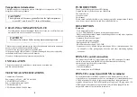 Preview for 5 page of MJ LED LIGHTNING MJ-2610D18-4IN1 User Manual