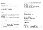 Preview for 2 page of MJ LED LIGHTNING MJ-3046 User Manual