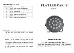 Preview for 1 page of MJ LED LIGHTNING MJ-3112A User Manual