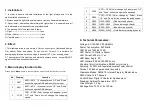 Предварительный просмотр 2 страницы MJ LED LIGHTNING MJ-3126-4IN1 User Manual