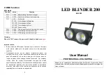 MJ LED LIGHTNING MJ-3200 User Manual предпросмотр