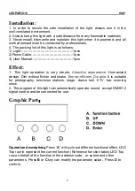 Preview for 4 page of MJ LED LIGHTNING MJ-3301B-6IN1 User Manual