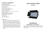 Preview for 1 page of MJ LED LIGHTNING MJ-3432A User Manual