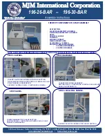 MJM 196-26-BAR Assembly Instructions preview