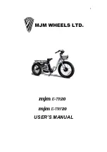 MJM E-TR20 User Manual preview