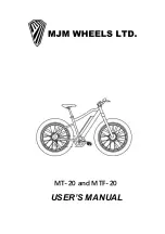 Предварительный просмотр 1 страницы MJM MT-20 User Manual