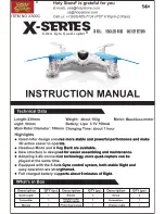 MJX X300C Instruction Manual preview