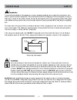 Preview for 17 page of MK Diamond Products HD-101R Pro24 JCS Owner'S Manual