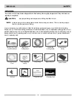 Preview for 16 page of MK Diamond Products MK-101-24 Owner'S Manual