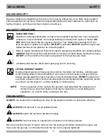 Preview for 9 page of MK Diamond Products MK-2420HSP Owner'S Manual & Operating Instructions