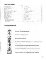 Предварительный просмотр 2 страницы MK Diamond Products MK-880 Owner'S Manual, Parts List And Operating Instructions