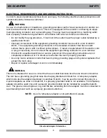 Предварительный просмотр 9 страницы MK Diamond Products MK-Scarifier SG-5 Owner'S Manual