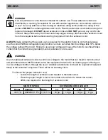 Предварительный просмотр 11 страницы MK Diamond Products MK-SDG-11 Owner'S Manual & Parts List