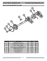 Предварительный просмотр 40 страницы MK Diamond Products SRX-150 Owner'S Manual & Parts List