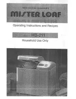 MK Seiko Mister Loaf HB-211 Operating Instructions Manual preview