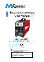 MK Welding PC 40 PFC User Manual preview