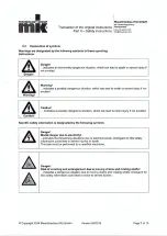 Предварительный просмотр 11 страницы MK GUF-P 2000 BC 1500/200 Translation Of Original Instruction Manual