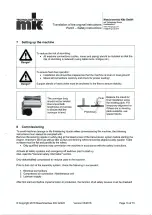 Предварительный просмотр 14 страницы MK GUF-P 2000 BC 1500/200 Translation Of Original Instruction Manual