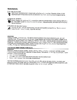 Preview for 4 page of MK MK-1503 Owner'S Manual & Operating Instructions