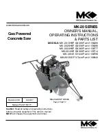 Preview for 1 page of MK MK-2013HE GX390 Owner'S Manual & Operating Instructions