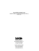 Preview for 60 page of MK MK-2013HE GX390 Owner'S Manual & Operating Instructions