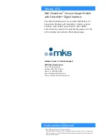 Предварительный просмотр 3 страницы MKS 275420-1-GQ-T-00011 Instruction Manual