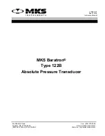 Предварительный просмотр 2 страницы MKS Baratron 122B Instruction Manual