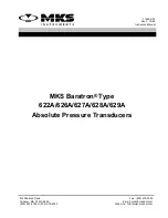 MKS Baratron 622A Instruction Manual preview