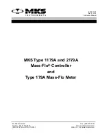 Preview for 1 page of MKS Mass-Flo 1179A Instruction Manual