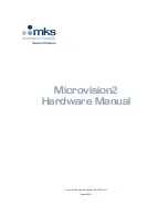 Preview for 1 page of MKS Microvision2 Hardware Manual