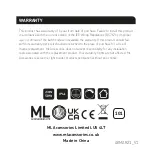 Preview for 4 page of ML Accessories BA01 Series Installation & Maintenance Manual