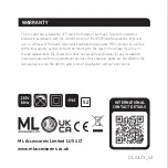 Preview for 8 page of ML Accessories BT ACTS Series Installation & Maintenance Manual