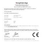 Preview for 9 page of ML Accessories Knightsbridge DC010 Installation And Maintenance Manual