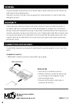 Предварительный просмотр 4 страницы ML Accessories Knightsbridge LEDF24RGB Installation And Maintenance Manual