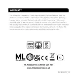 Preview for 6 page of ML Accessories Knightsbridge SKRECFC Installation And Maintenance Manual