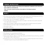 Preview for 2 page of ML Accessories LEDFRA6 Installation & Maintenance Manual