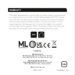 Preview for 6 page of ML Accessories MLBA6045 Series Installation & Maintenance Manual