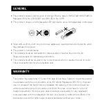 Preview for 5 page of ML Accessories NH023AW Installation & Maintenance Manual