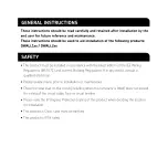 Preview for 2 page of ML Accessories OWALL1 Series Installation & Maintenance Manual