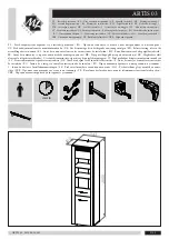 Preview for 1 page of ML MEBLE ARTIS 03 Assembling Instruction