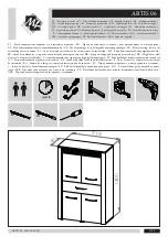 Предварительный просмотр 1 страницы ML MEBLE ARTIS 06 Assembling Instruction