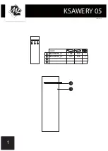 Предварительный просмотр 2 страницы ML MEBLE KSAWERY 05 Assembly Instructions