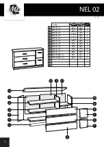 Предварительный просмотр 2 страницы ML MEBLE NEL 02 Assembly Instructions