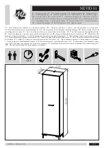 Preview for 1 page of ML MEBLE NEVIO 01 Assembling Instruction