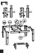 Предварительный просмотр 3 страницы ML MEBLE ST 140-01 Assembly Instructions Manual